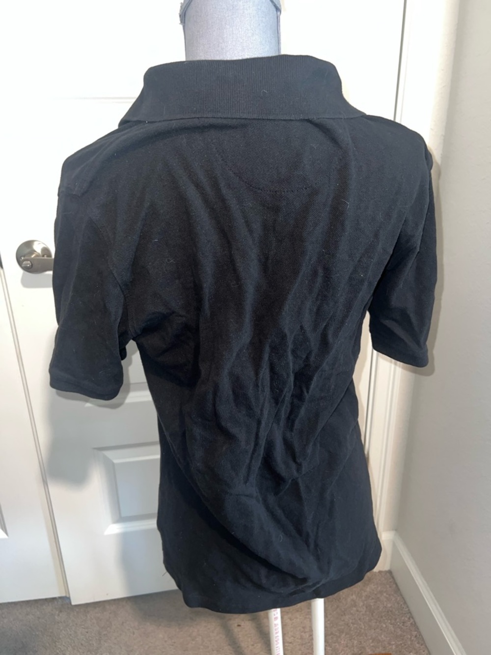 Faded Glory Black Men's Polo Shirt - Picture 4 of 4
